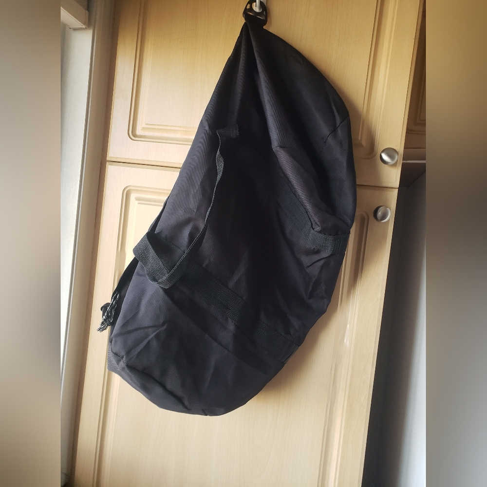 Black Travel Duffle Bag No Strap